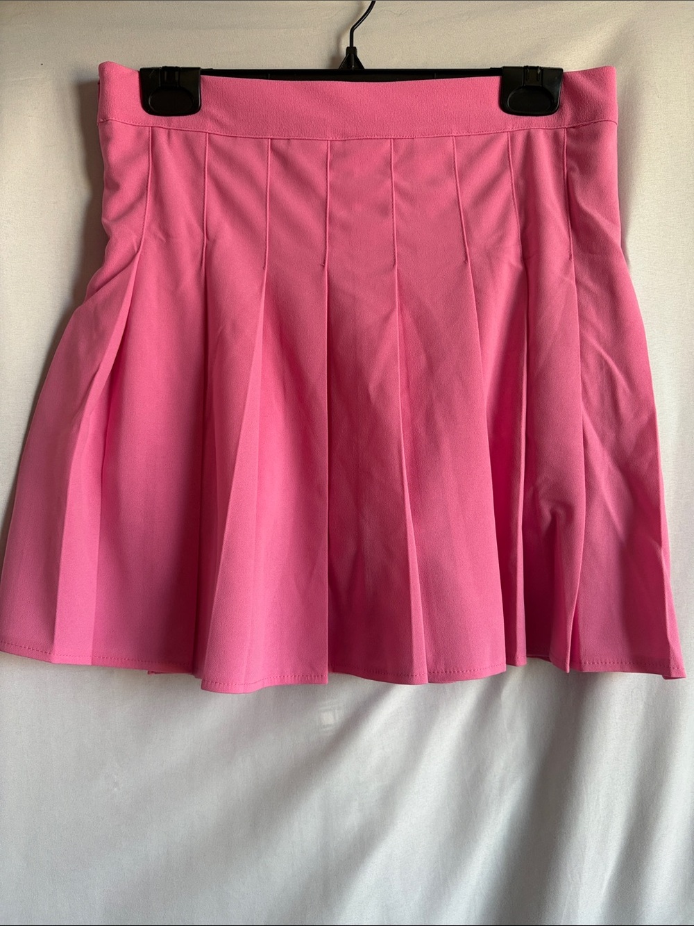 Women's Pink Pleated Skater Skirt